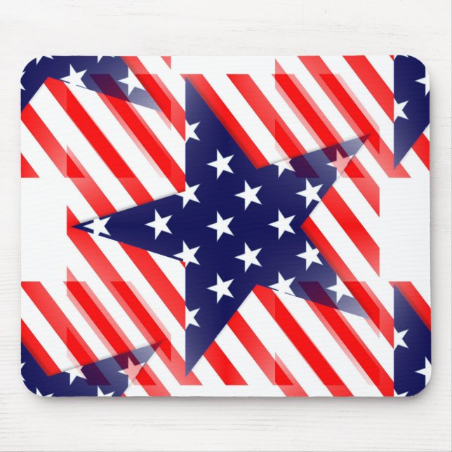usa star mouse mat (Front)