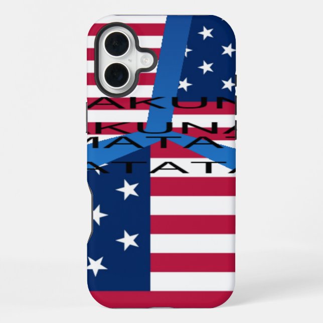 USA  Star Spangle  iPhone Case (Back)