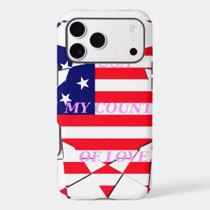 USA Star Spangled Love My Country of Love