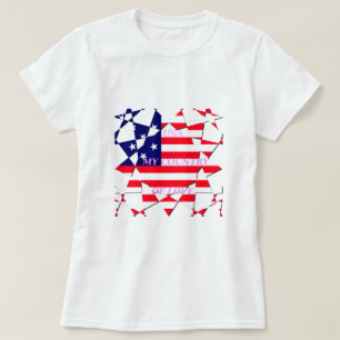 USA Star Spangled Love My Country of Love T-Shirt