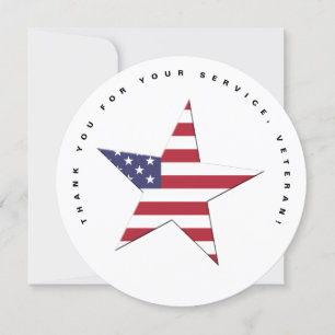 USA Star Thank You for your Service, Veterans Day