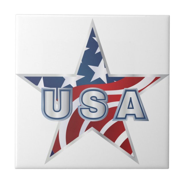 USA Star Tile (Front)