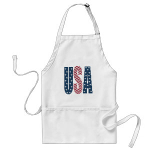 USA Stars and Stripes Apron