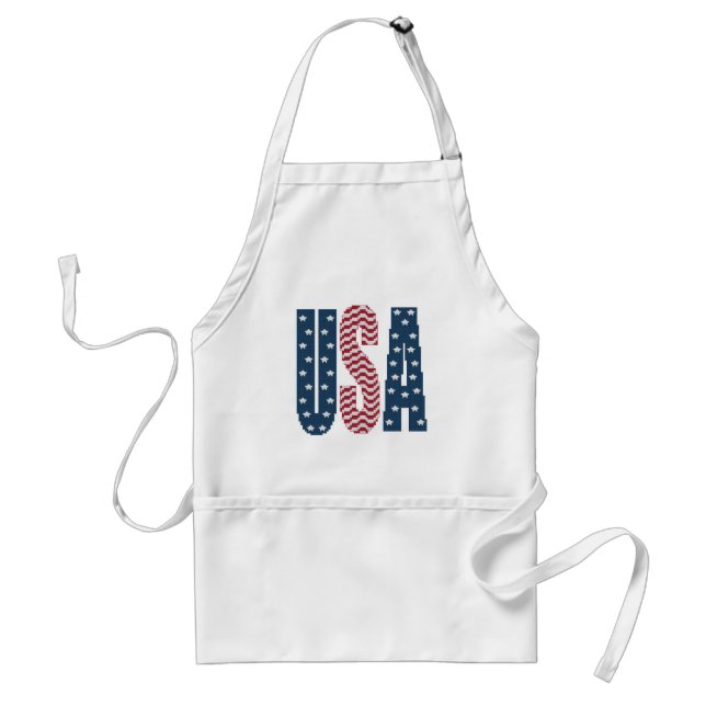 USA Stars and Stripes Apron (Front)