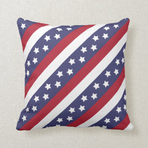 USA Stars and Stripes Cushion