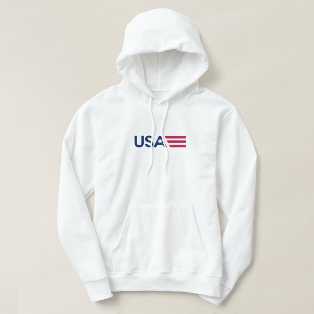 USA Stars and Stripes Hoodie (Design Front)