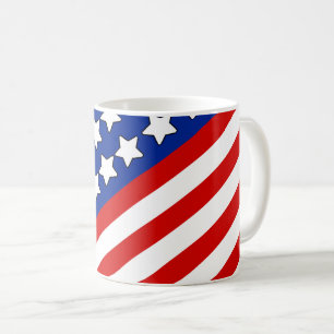 USA Stars and Stripes Patriotic Coffee Mug