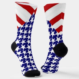 USA Stars and Stripes Patriotic Socks