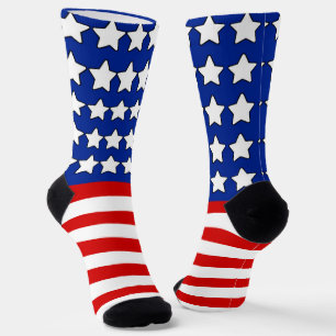 USA Stars and Stripes Patriotic Socks