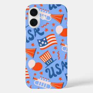 USA Stars & Stripes – Independence Day iPhone 16 Case