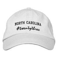 USA State North Carolina Hashtag 2023