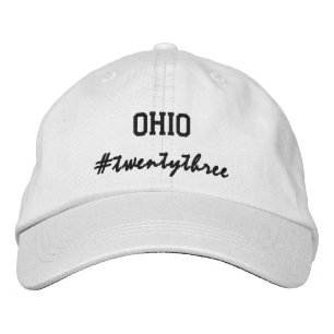 USA State OHIO Hashtag 2023 Embroidered Hat