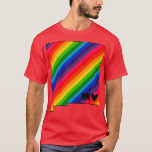 USA States New Mexico rainbow T-Shirt