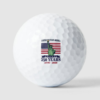 USA Statue of Liberty 250 Years 1776-2026 Golf Balls