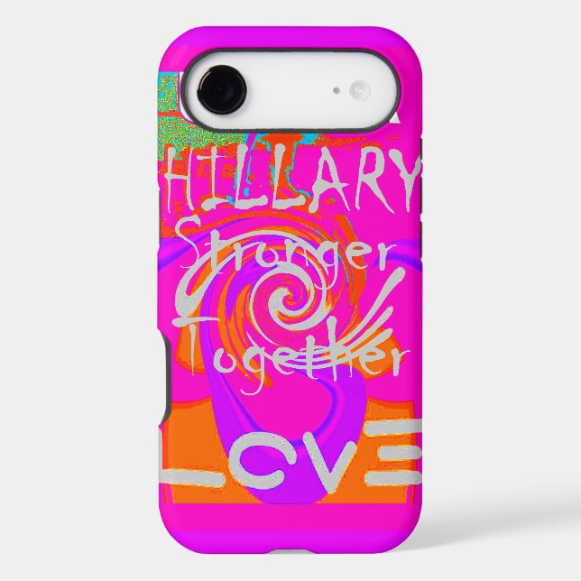 USA Stunning Hillary: Stronger Together: Baby Pink (Back)