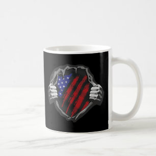 USA Superhero Costume Flag Coffee Mug