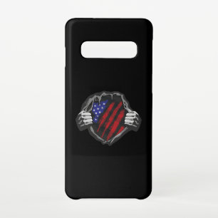 USA Superhero Costume Flag Samsung Galaxy Case