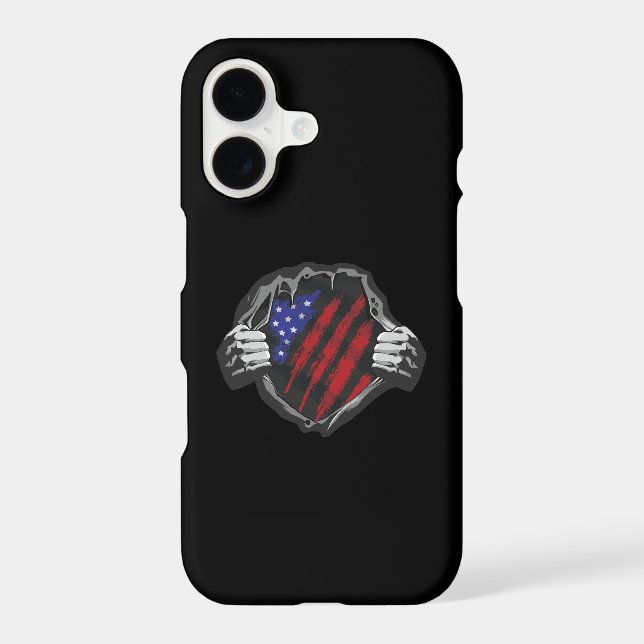 USA Superhero Costume Flag Samsung Galaxy Case (Back)
