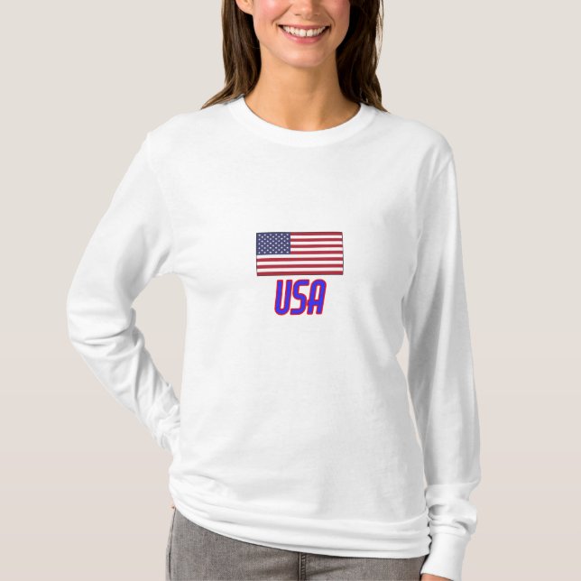 USA Sweatshirt T-Shirt (Front)