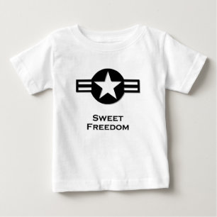 USA Sweet Freedom black Baby T-Shirt