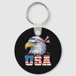 Usa T Shirt American Flag Men Women Kids Eagle Pat Key Ring