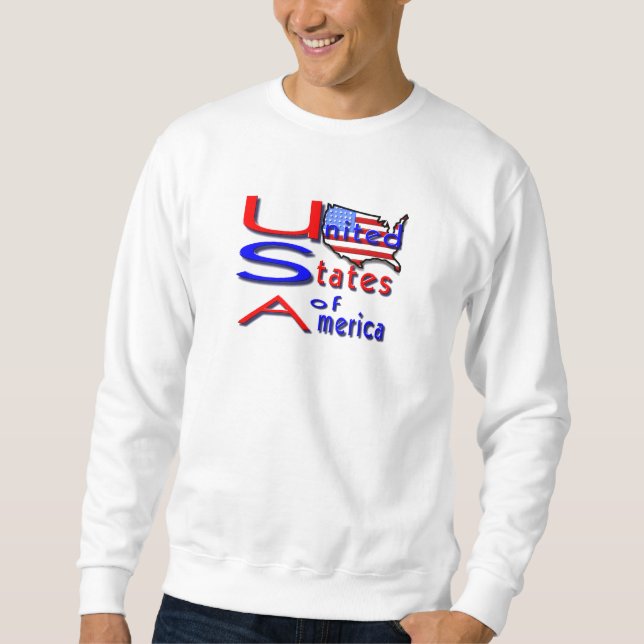 USA T-shirt Sweatshirt (Front)