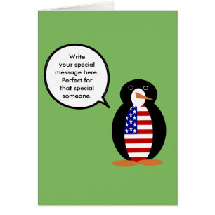 USA Talking Ms. Penguin Personalised