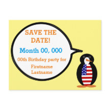 USA Talking Ms. Penguin Personalised