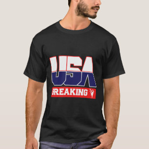 Usa Team Break Dancing - Men And Women American Sp T-Shirt