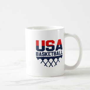 Usa Team Sports Basketball Coffee Mug
