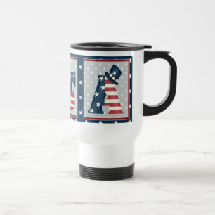 USA Teddy Bears Travel Mug