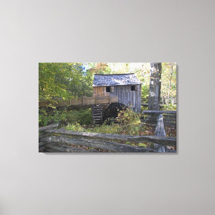 USA - Tennessee. Cable mill in Cades Cove area Canvas Print