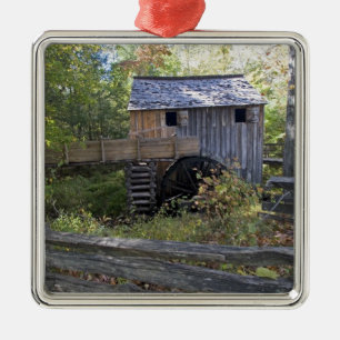 USA - Tennessee. Cable mill in Cades Cove area Metal Tree Decoration