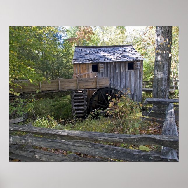 USA - Tennessee. Cable mill in Cades Cove area Poster (Front)