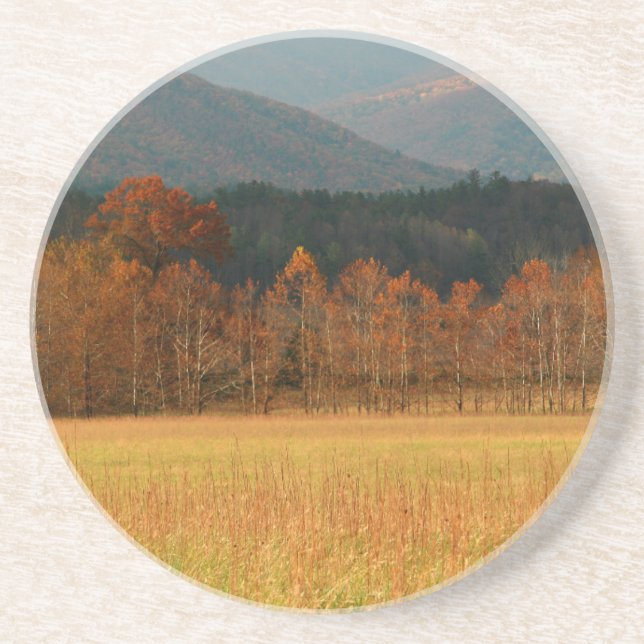 USA, Tennessee. Cades Cove In Smoky Mountain Coaster (Front)