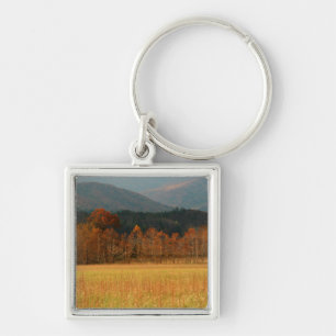 USA, Tennessee. Cades Cove In Smoky Mountain Key Ring