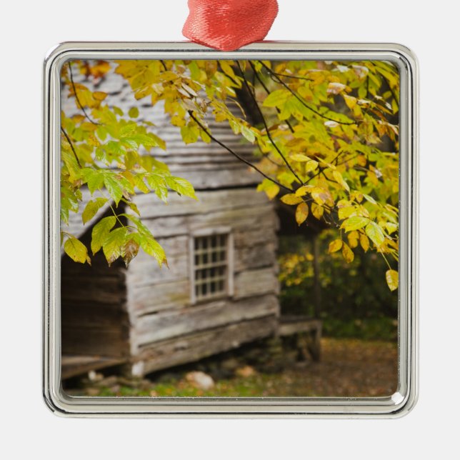 USA, Tennessee, Gatlinburg. Great Smoky Metal Tree Decoration (Front)