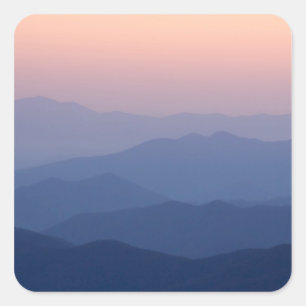 USA, Tennessee, Great Smoky Mountains National Square Sticker