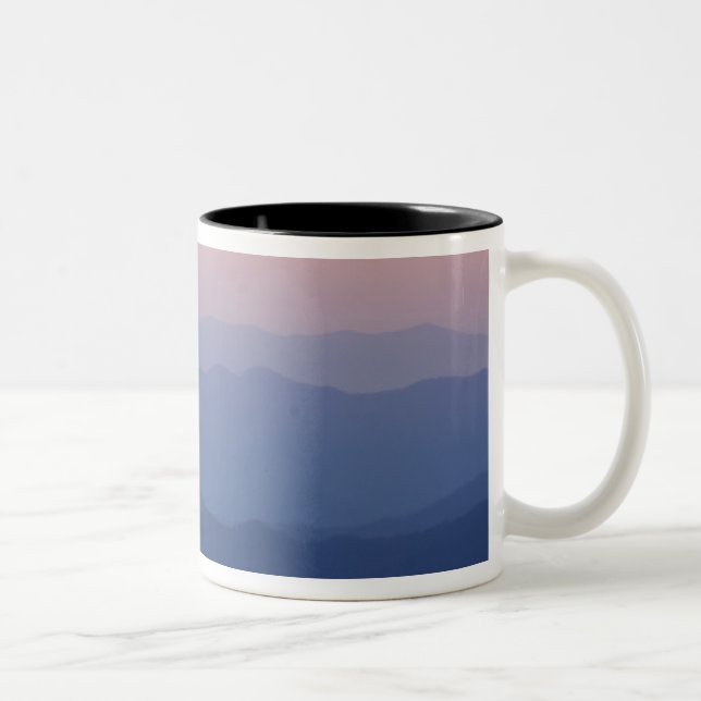 USA, Tennessee, Great Smoky Mountains National Two-Tone Coffee Mug (Right)