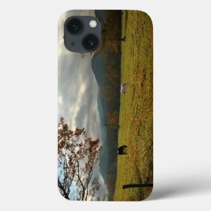 USA, Tennessee. Horses In Cades Cove Valley iPhone 13 Case