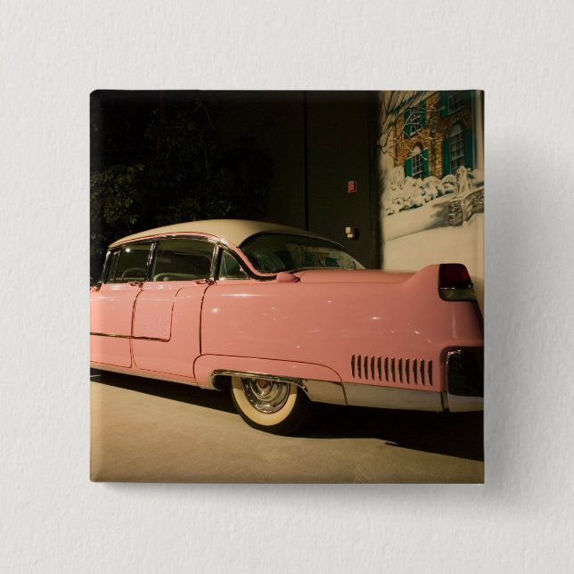 USA, Tennessee, Memphis, Elvis Presley 3 15 Cm Square Badge (Front)