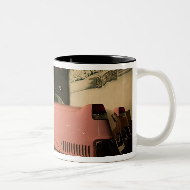 USA, Tennessee, Memphis, Elvis Presley 3 Two-Tone Coffee Mug (Right)