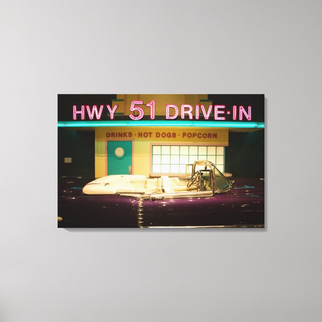 USA, Tennessee, Memphis: Elvis Presley Canvas Print (Front)