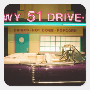 USA, Tennessee, Memphis: Elvis Presley Square Sticker