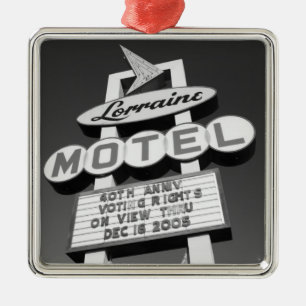 USA, Tennessee, Memphis,National Civil Rights Metal Tree Decoration