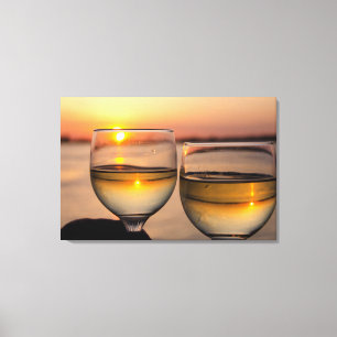 USA, Tennessee, Mississippi River Near Memphis Canvas Print