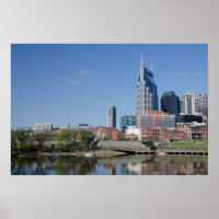 USA, Tennessee, Nashville. Cumberland River