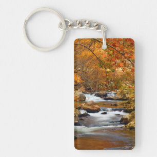 USA, Tennessee. Rushing Mountain Creek Key Ring