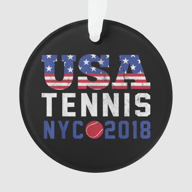 USA Tennis US New York 2018 Open Ornament (Front)