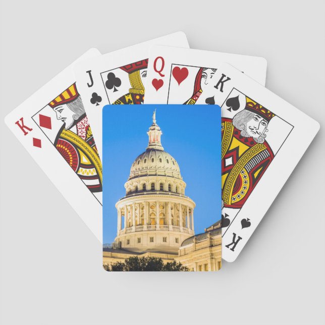 USA, Texas, Austin. Capitol Building (1888) 2 Playing Cards (Back)